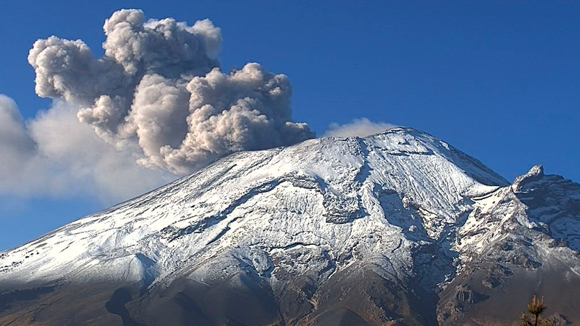 actividad del volcan popocatepetl