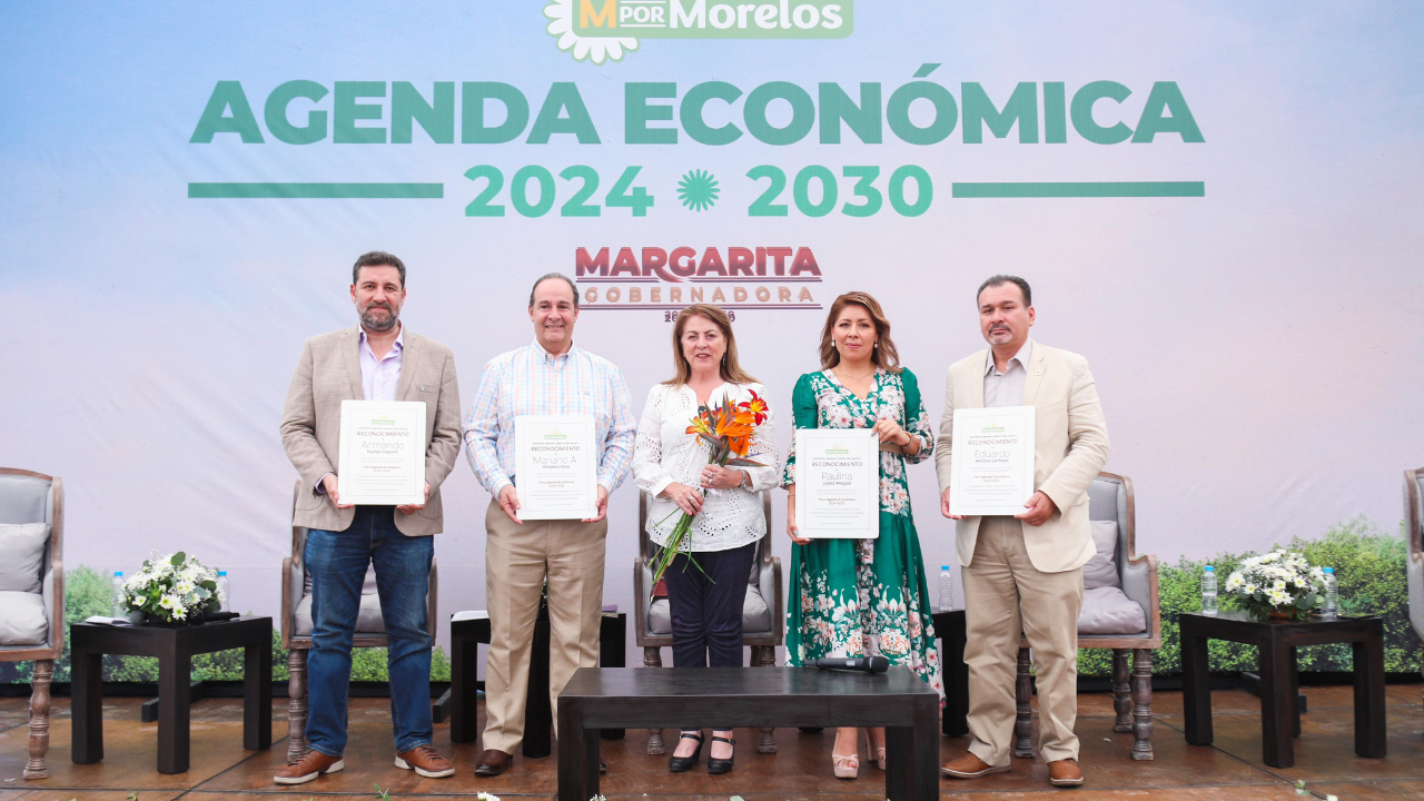 Morelos impulsará el desarrollo económico: Margarita González Saravia