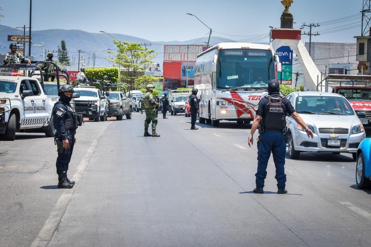 Operativo de seguridad.