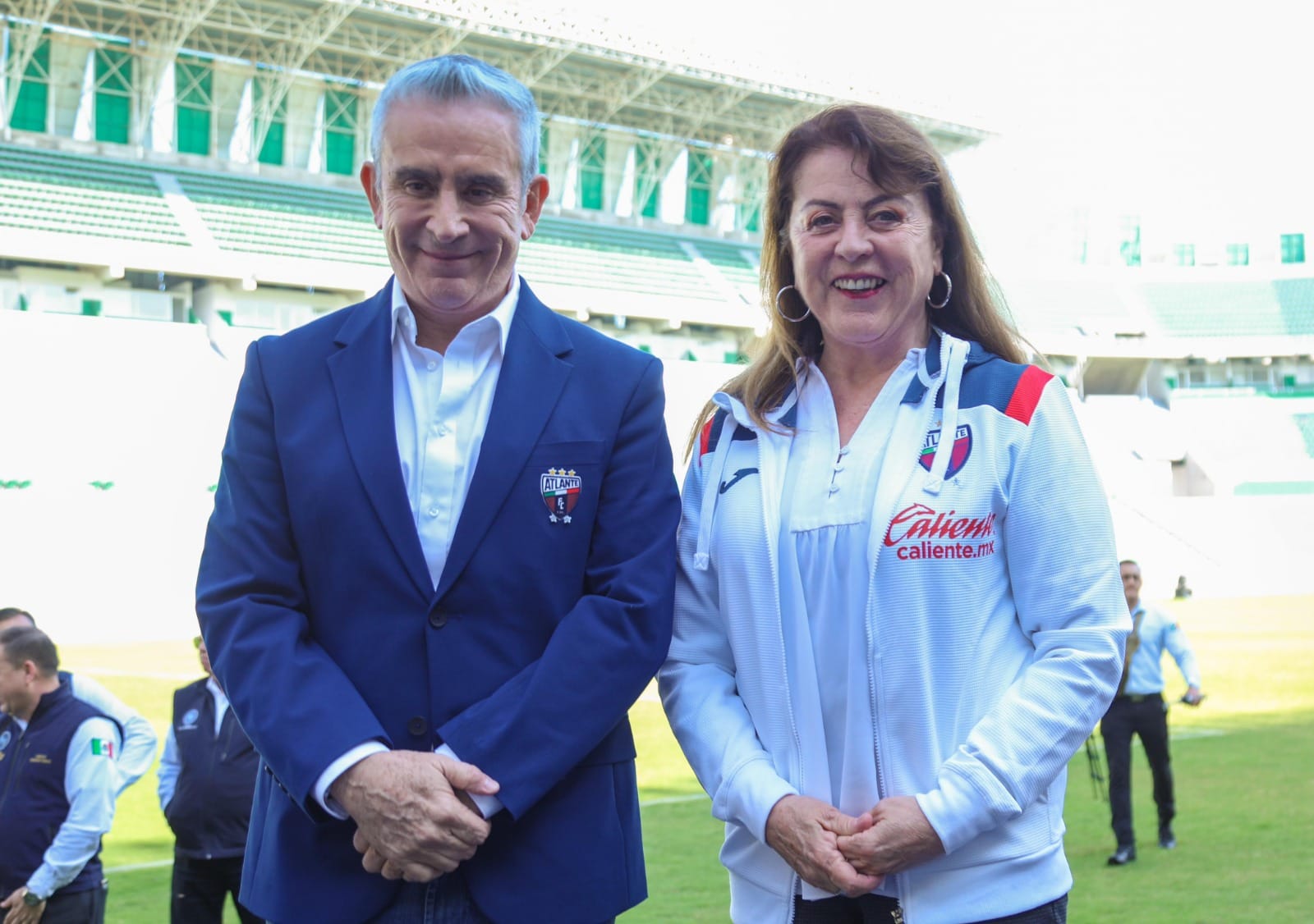 Presentación del Atlante en el Coruco Díaz. 