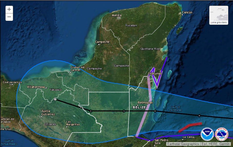 Tormenta tropical “Lisa” continúa intensificándose