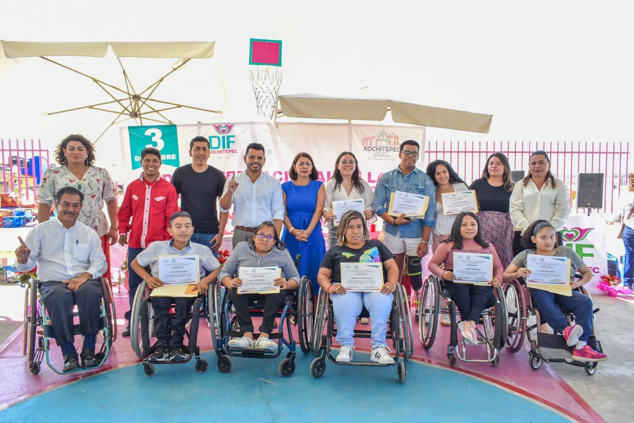 Conmemoran Día Internacional de las Personas con Discapacidad en Xohitepec