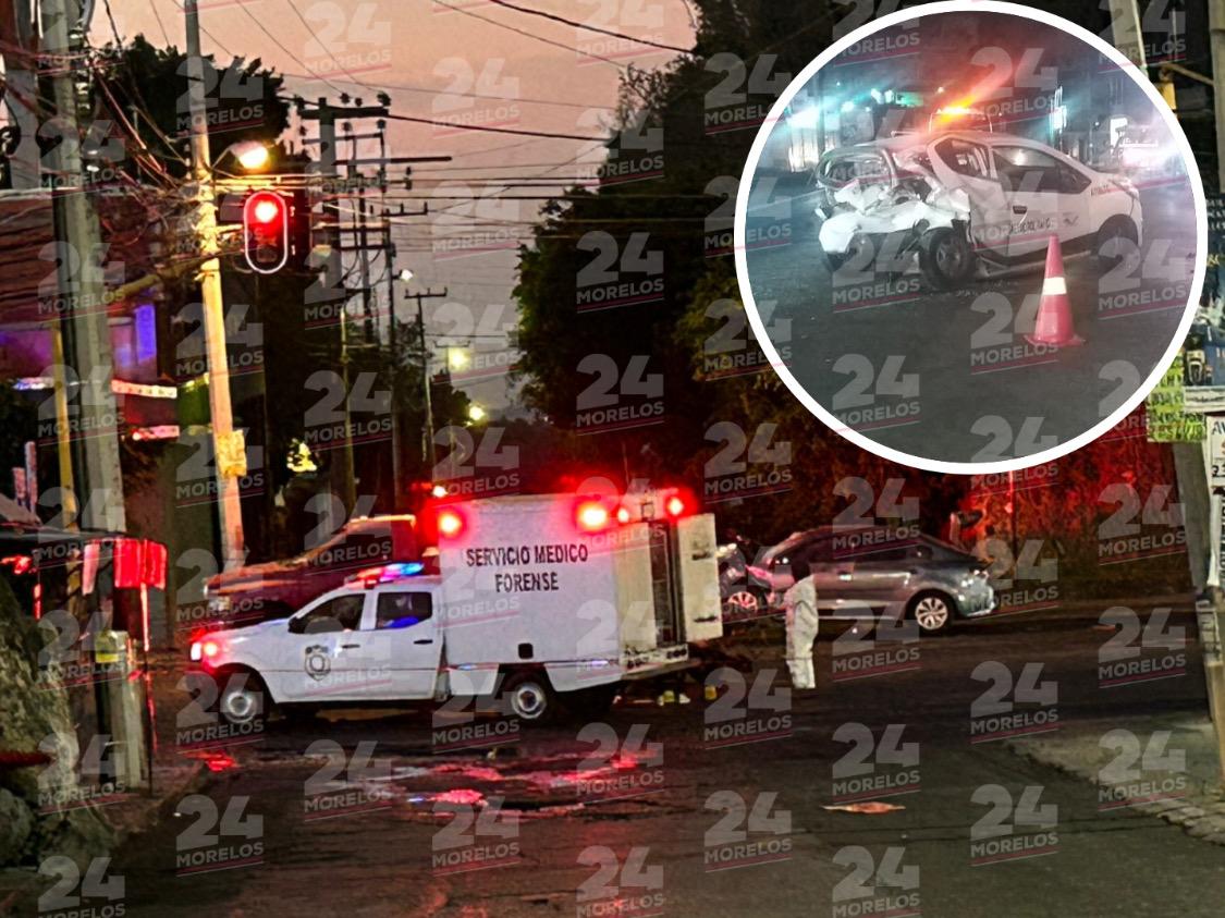 Fallece taxista en accidente vial en Cuernavaca