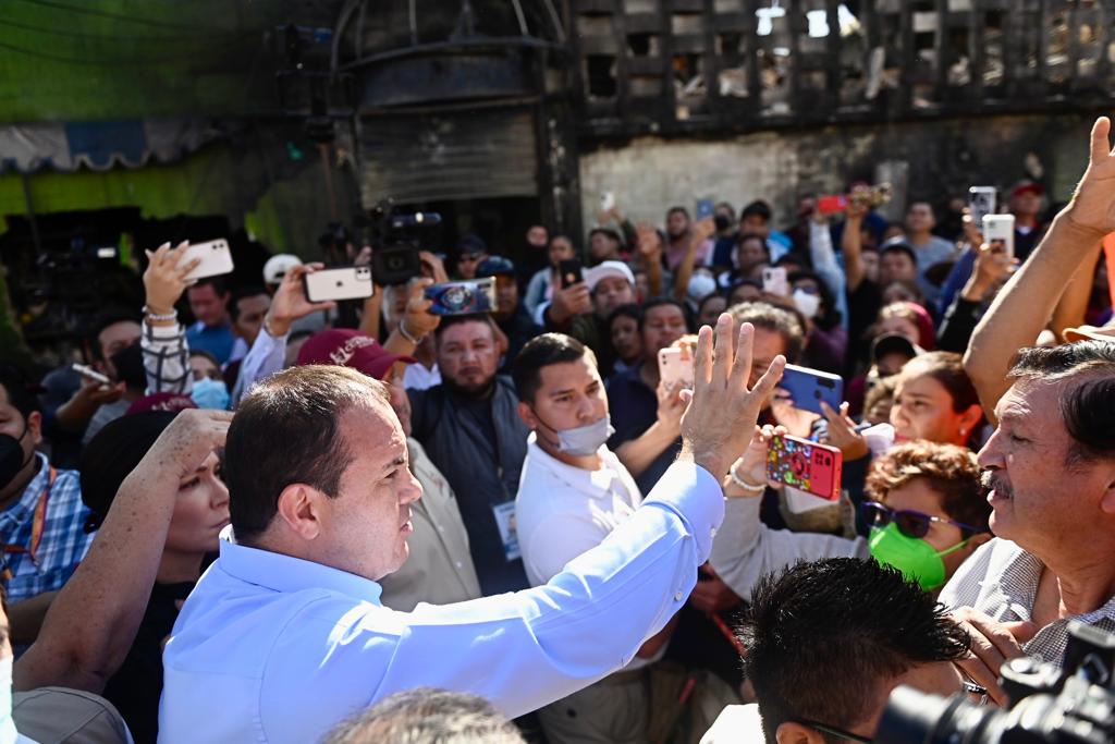 Atiende gobernador situación en mercado de Cuautla