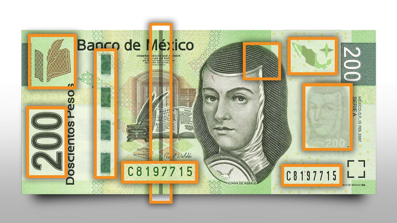 Detectan billetes falsos