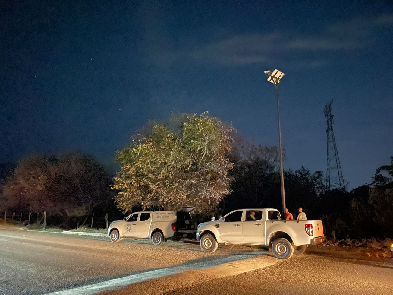 Siniestro de noche en Emiliano Zapata