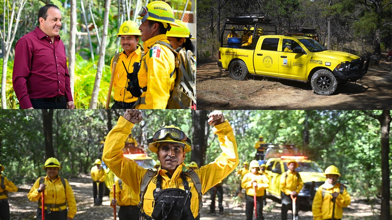 Invierte gobierno de Cuauhtémoc Blanco para prevención de incendios forestales