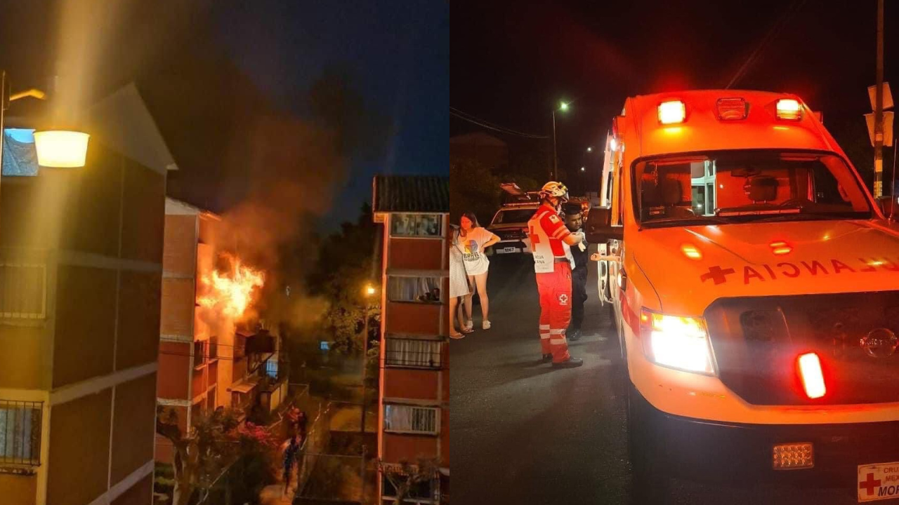 incendio departamento teopanzolco cuernavaca