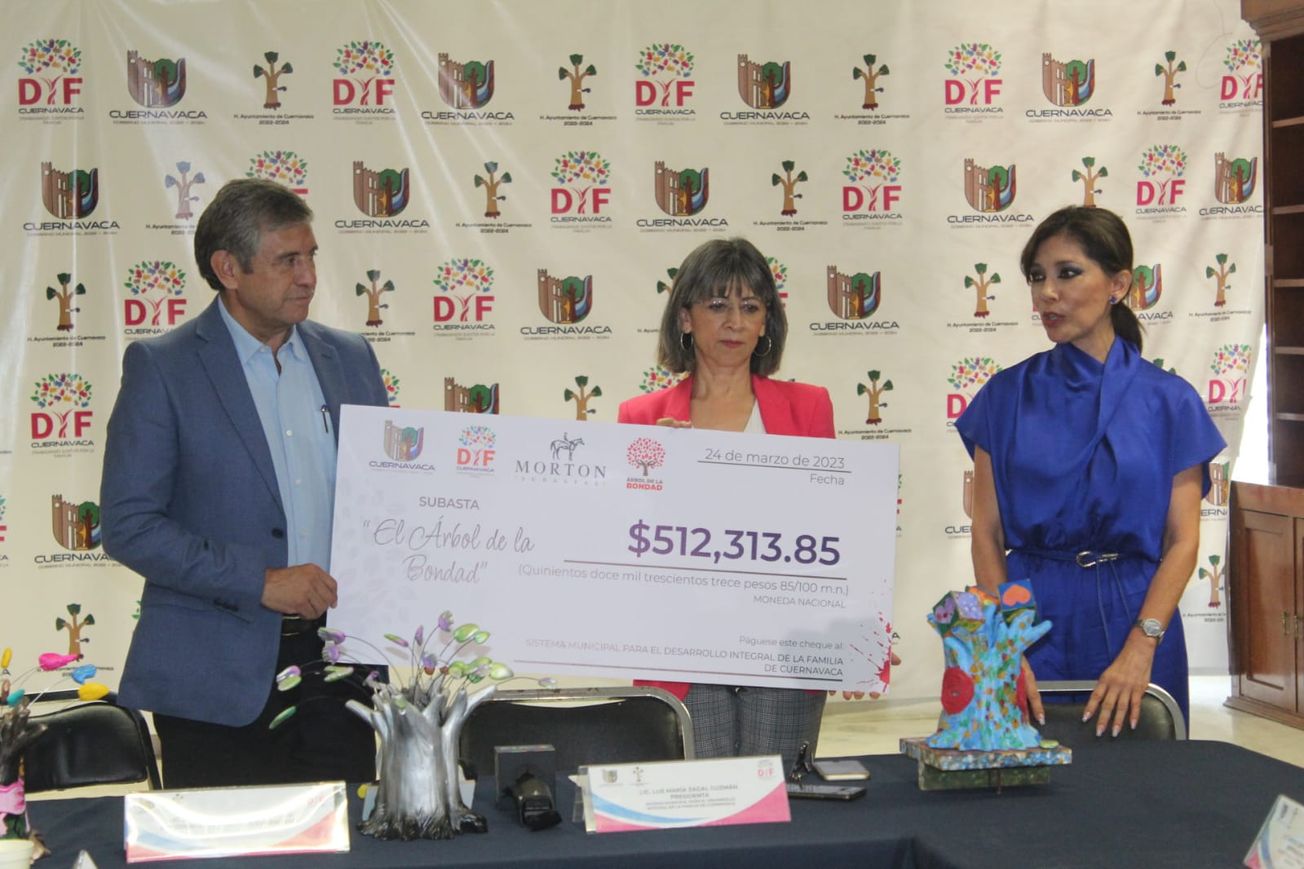 dif Cuernavaca recibe cheque