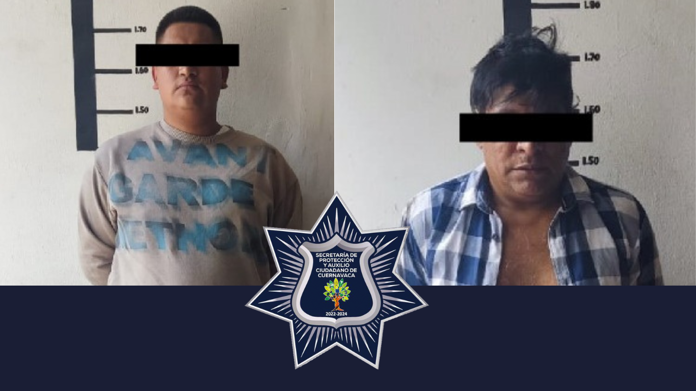 dos detenidos en cuernavaca por balacera