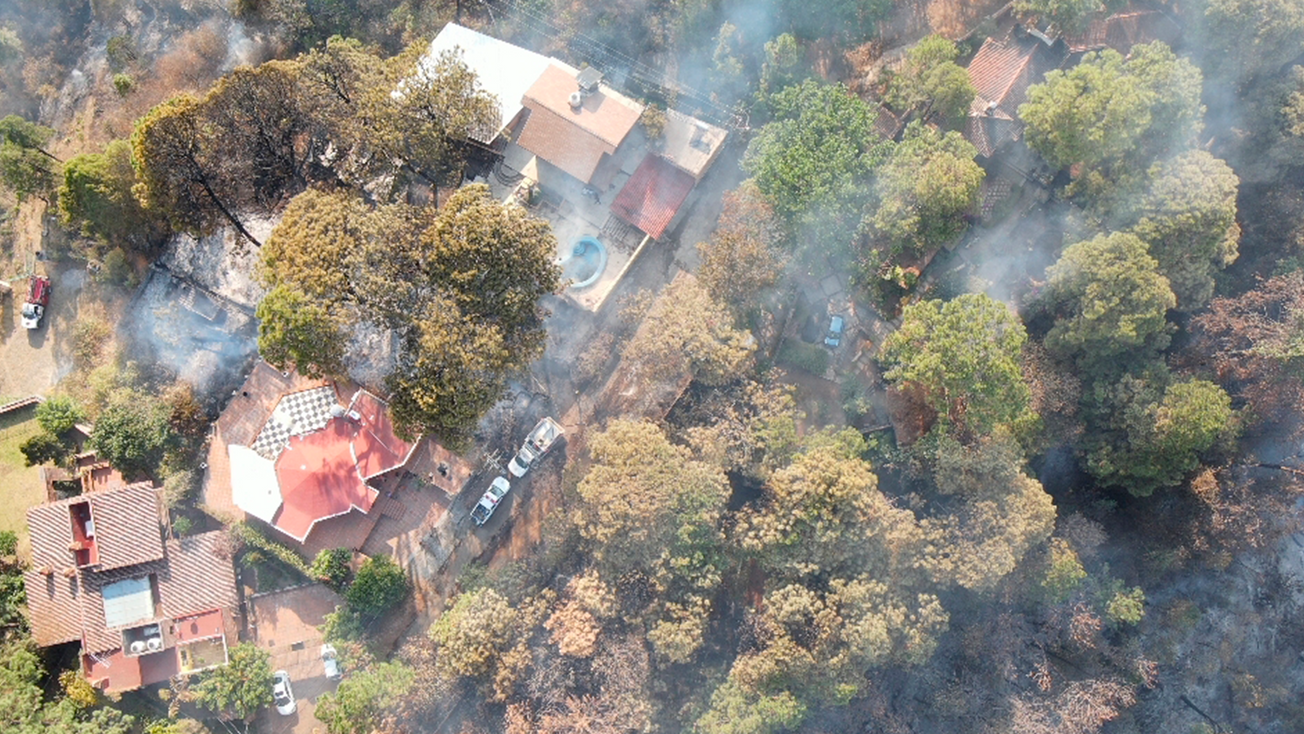 incendio forestal en cuernavaca