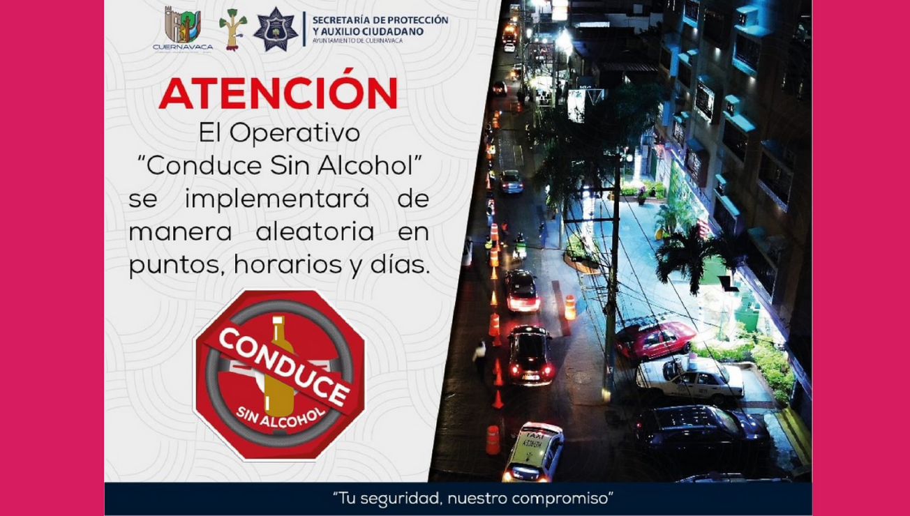 Vuelve el alcoholímetro en Cuernavaca