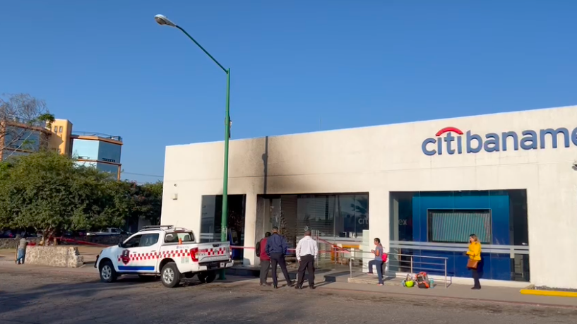incendio de banco en civac citibanamex