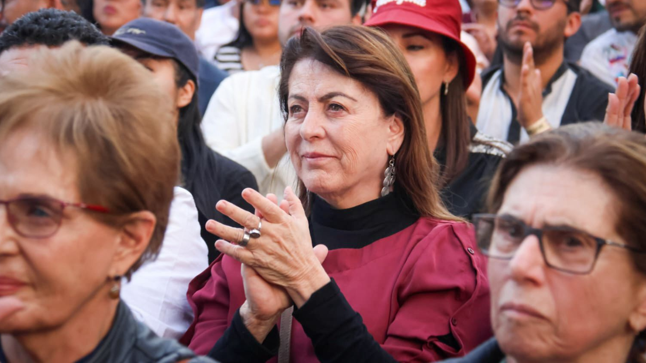 Margarita González Saravia apoya a Claudia Sheinbaum en cierre de precampaña