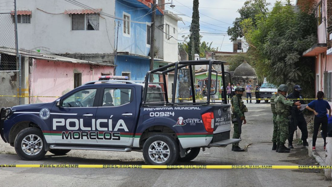 cuatro hombres heridos con armas en Morelos