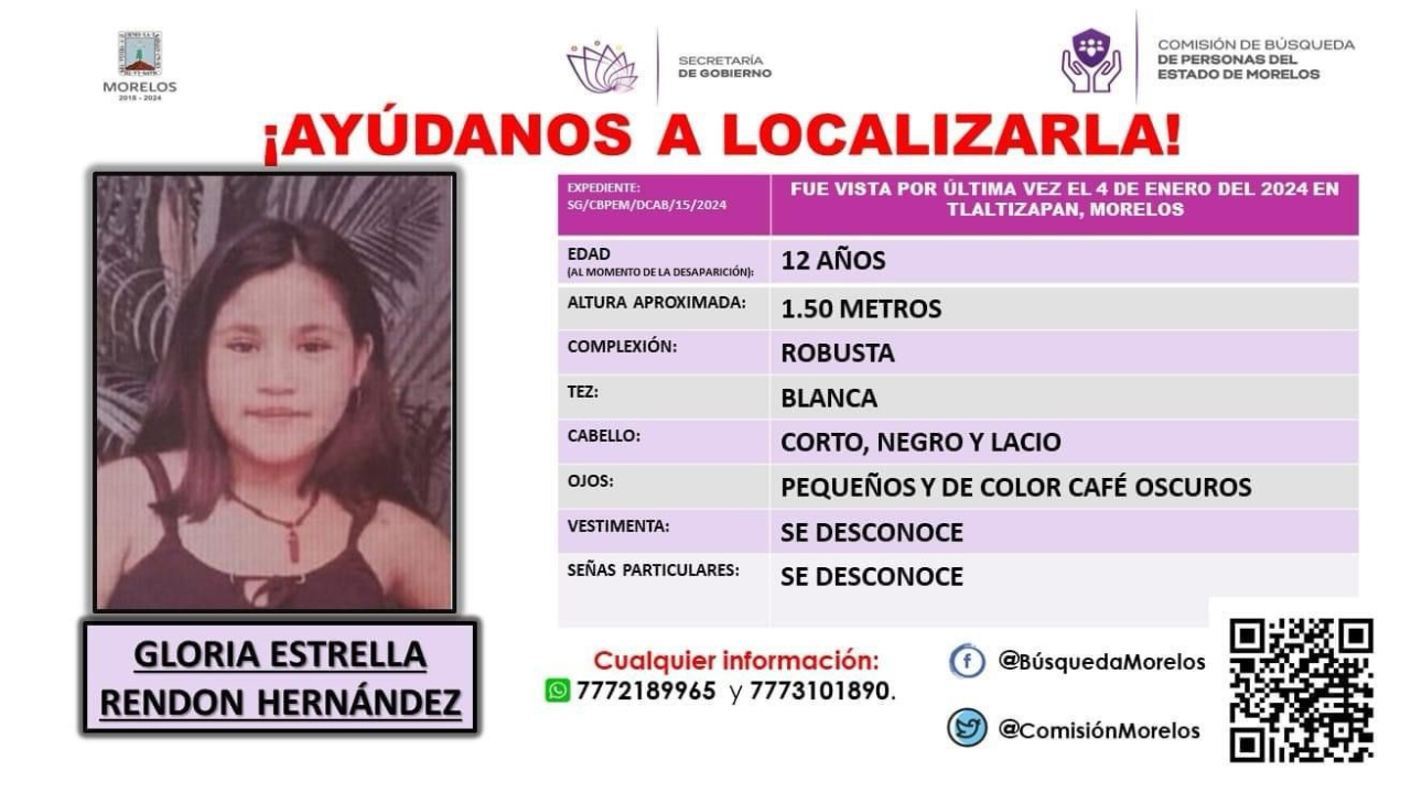 desparace menor tlaltizapán