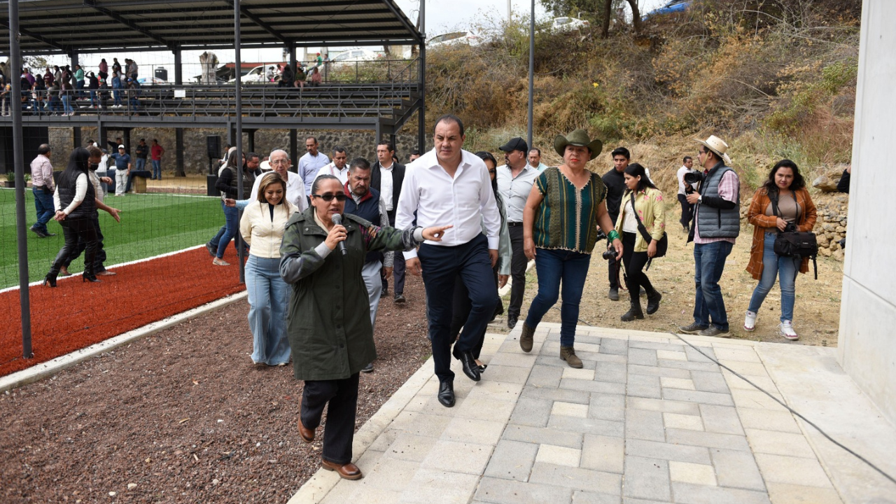 Hace historia gobierno de Cuauhtémoc Blanco al rehabilitar y construir unidades deportivas