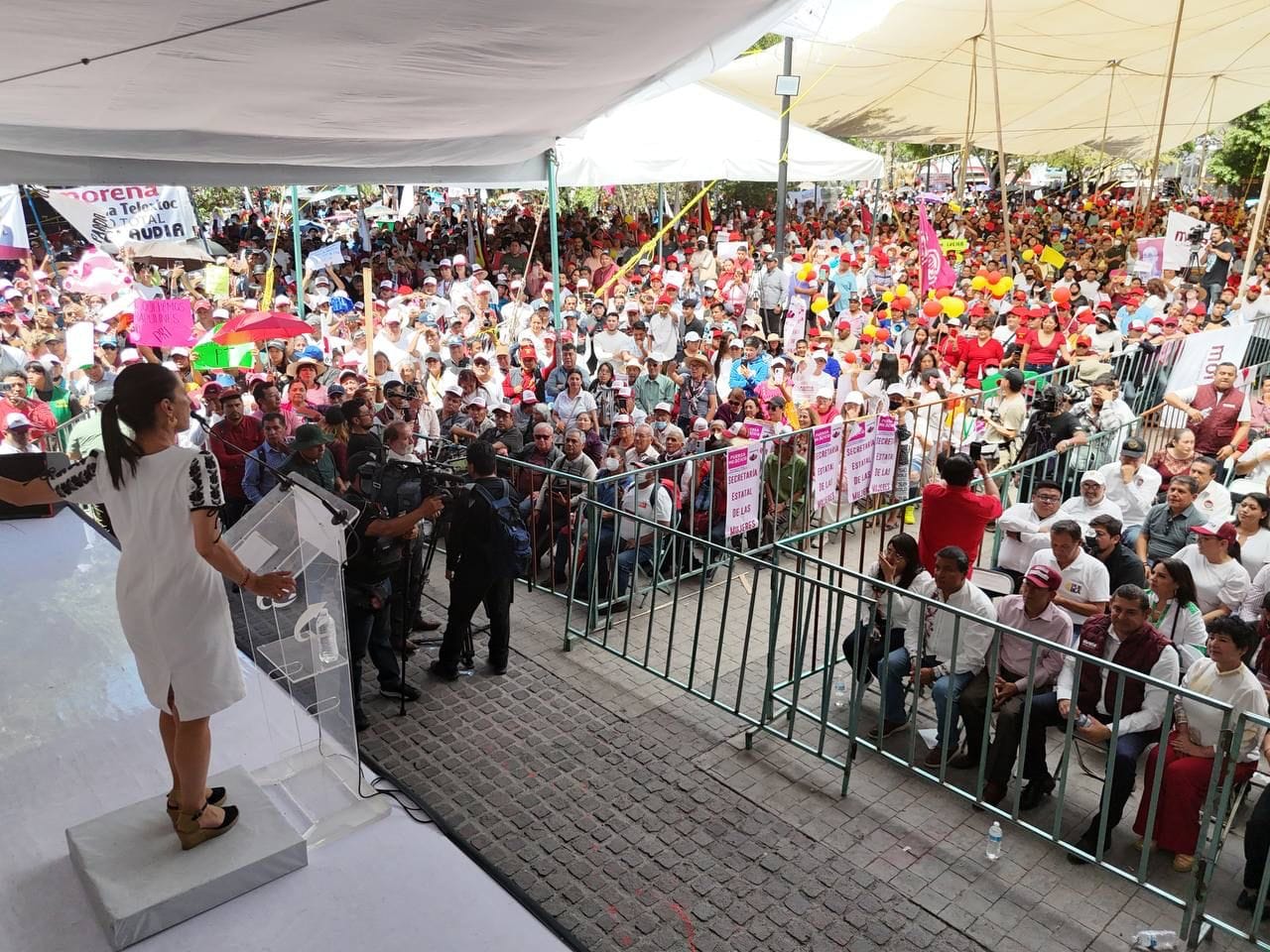 La 4t se consolidará con el apoyo de los hombres y mujeres de Tehuacán, Puebla: Claudia Sheinbaum