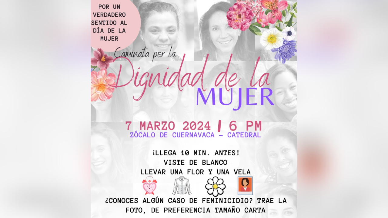 Caminata por la Dignidad de la Mujer, 7 de marzo