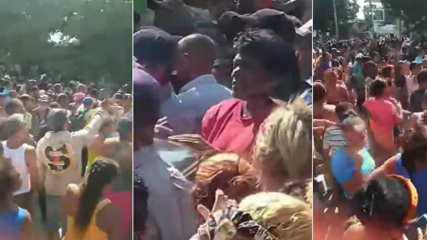 Miles de cubanos toman las calles de Santiago en protesta por la hambruna