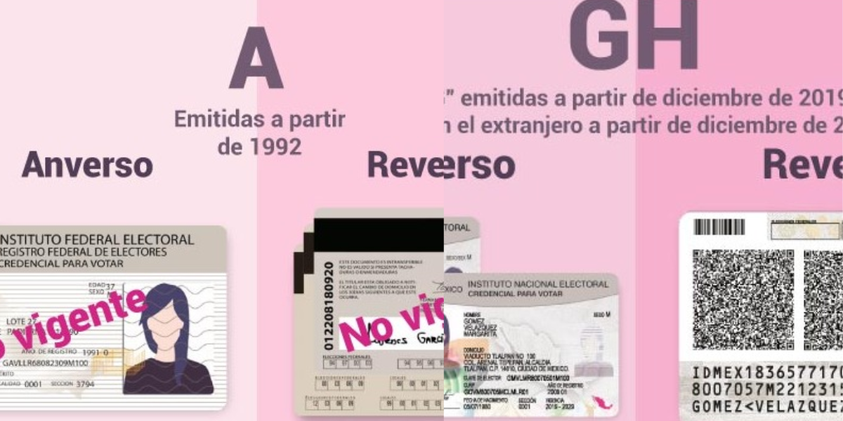 A lo largo del tiempo el órgano electoral ha hecho cambios significativos en las credenciales de elector 