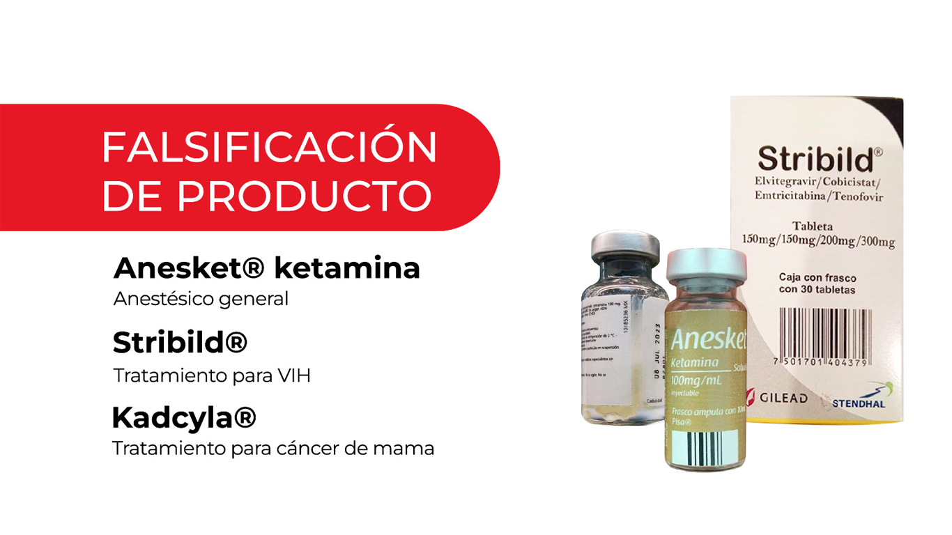 Advierte Cofepris sobre falsificación de medicamentos para el Cáncer y VIH