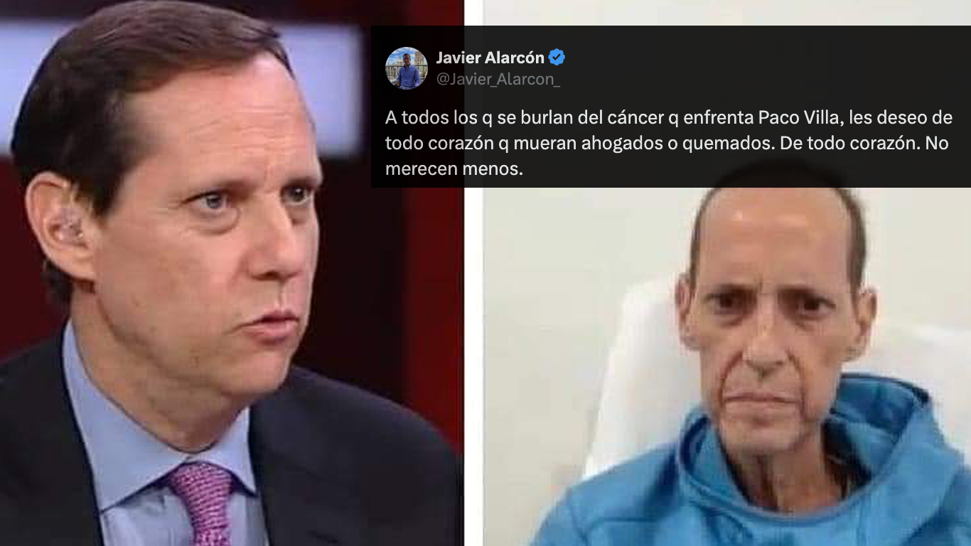 “Ojalá que mueran ahogados o quemados”: Javier Alarcón a quienes se burlan del cáncer que padece Paco Villa