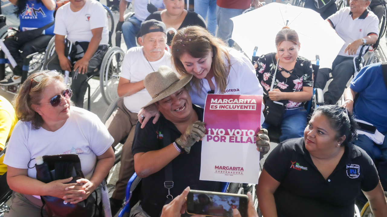 Margarita González Saravia promete crear un “Centro de Vida Independiente”
