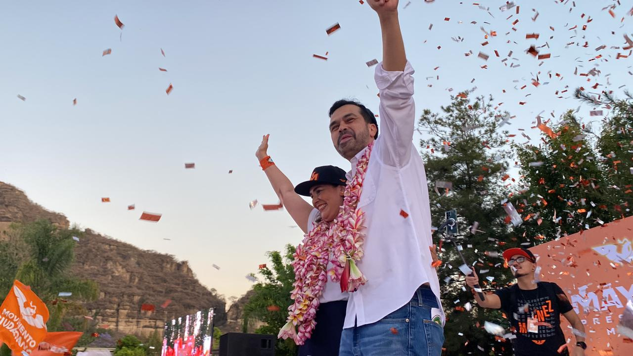 alvarez maynez acompaña a jessica ortega para el arranque de su campaña