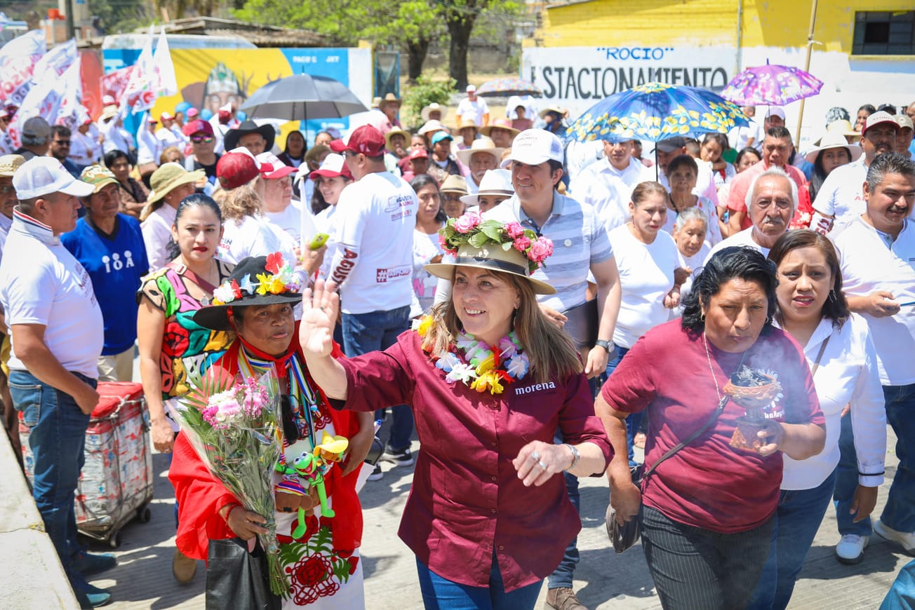 Comunidades de Totolapan respaldan a Margarita González Saravia rumbo a la gubernatura