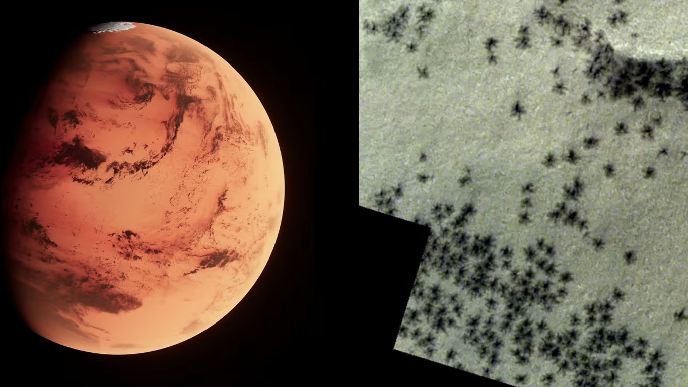 ¿Arañas en Marte? Esto dice la Agencia Espacial Europea