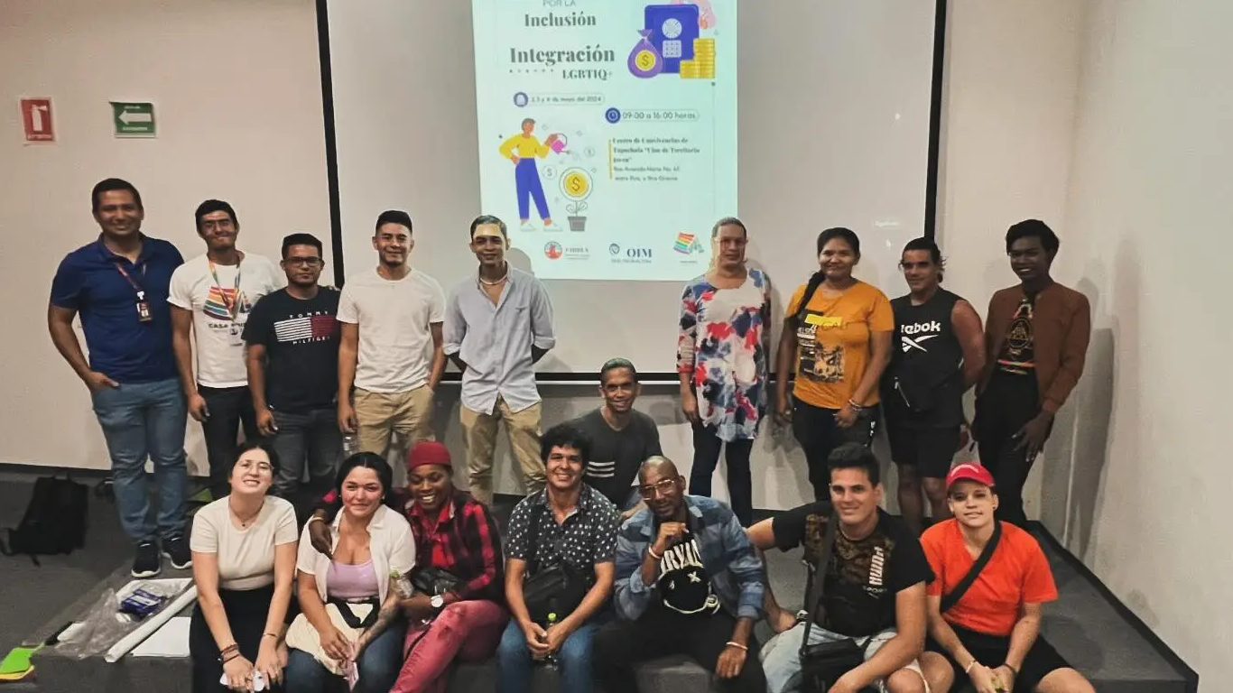 Promueven la inclusión de migrantes LGBTI+ en la frontera sur de México