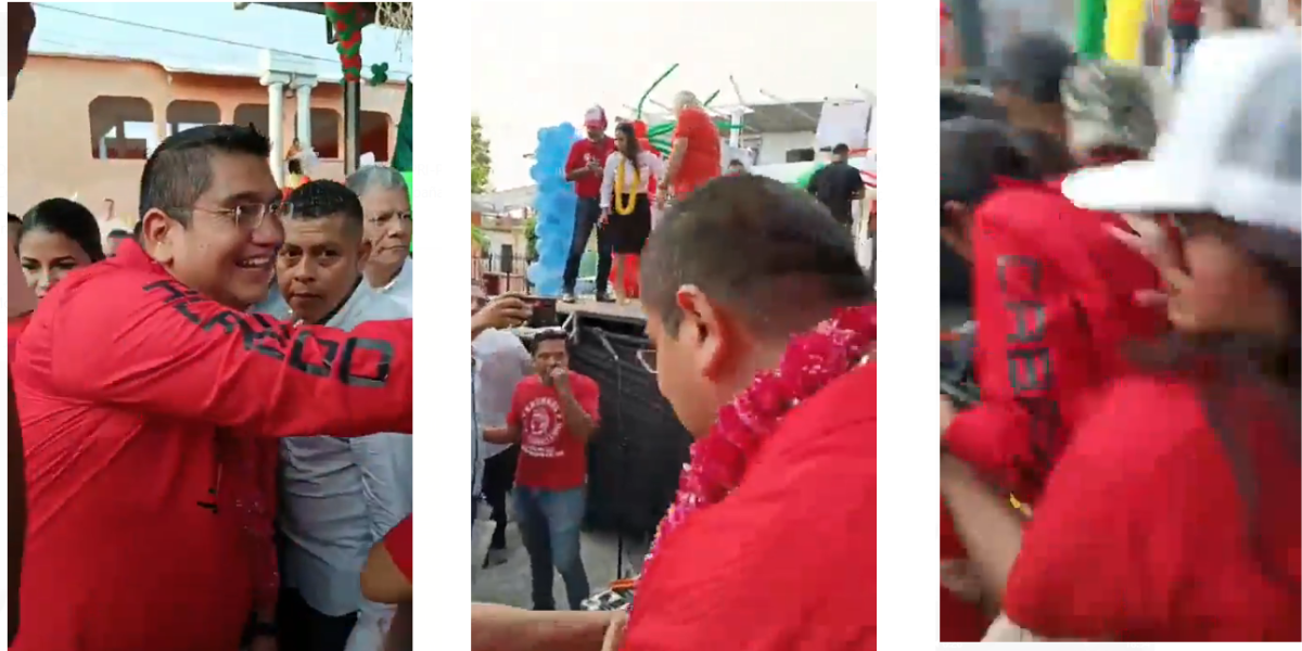 Así fue el momento exacto del ataque en Coyuca de Benítez, Guerrero.