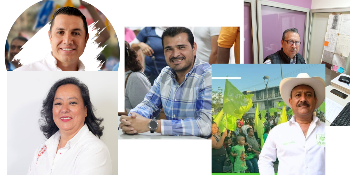 Las y los candidatos de Jiutepec buscan encabezar la alcaldía. 