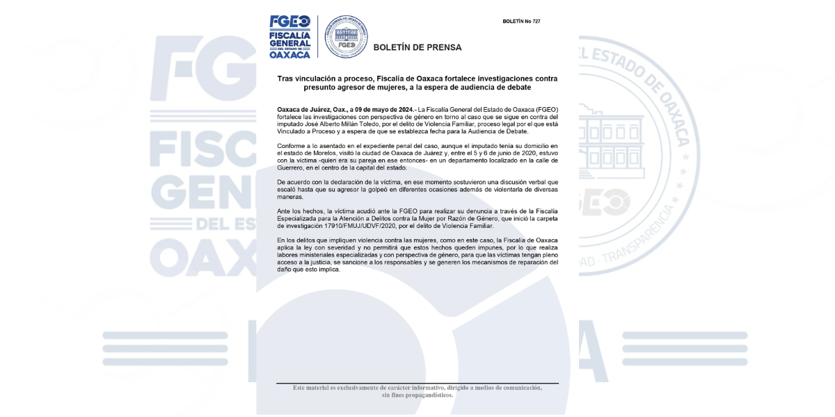 El coordinador de Comunicación Social esta vinculado a proceso.