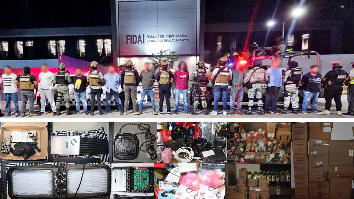 Desarticulan banda responsable de robos a transportistas en autopistas Del Sol y Siglo XXI