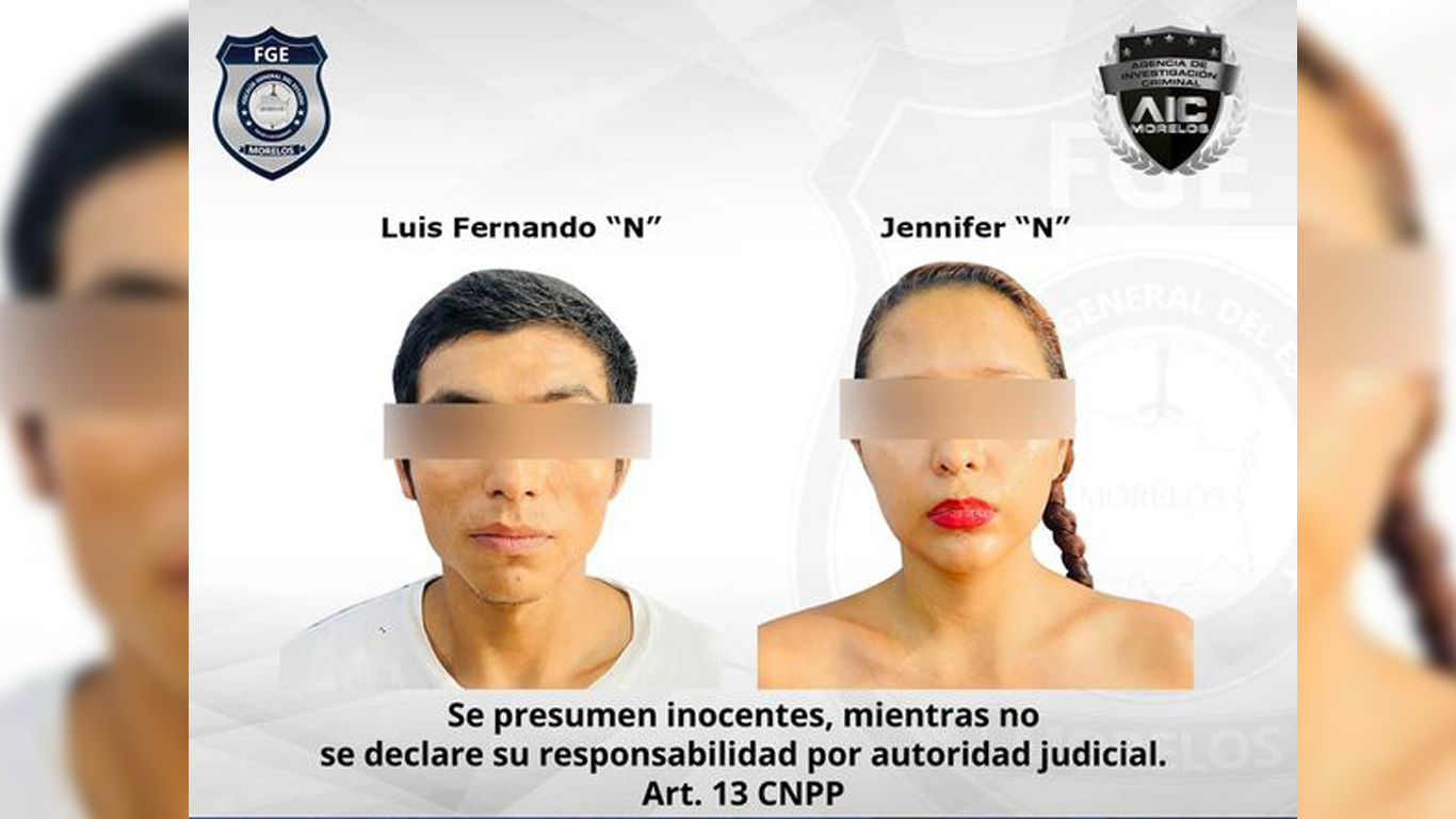 Detienen en flagrancia a una pareja dedicada a la venta de cristal en Jojutla