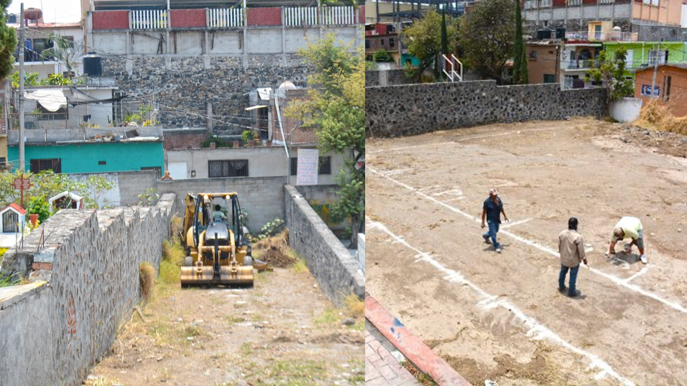 Inician trabajos de exhumación en el Panteón de la Paz por riesgo de deslaves