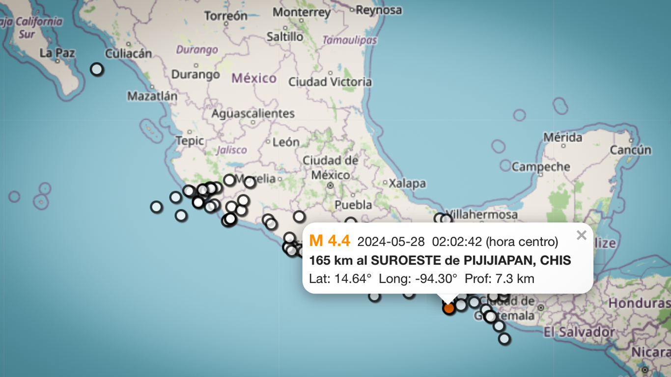 Intensa actividad sísmica en México; SSN registró 97 temblores este martes