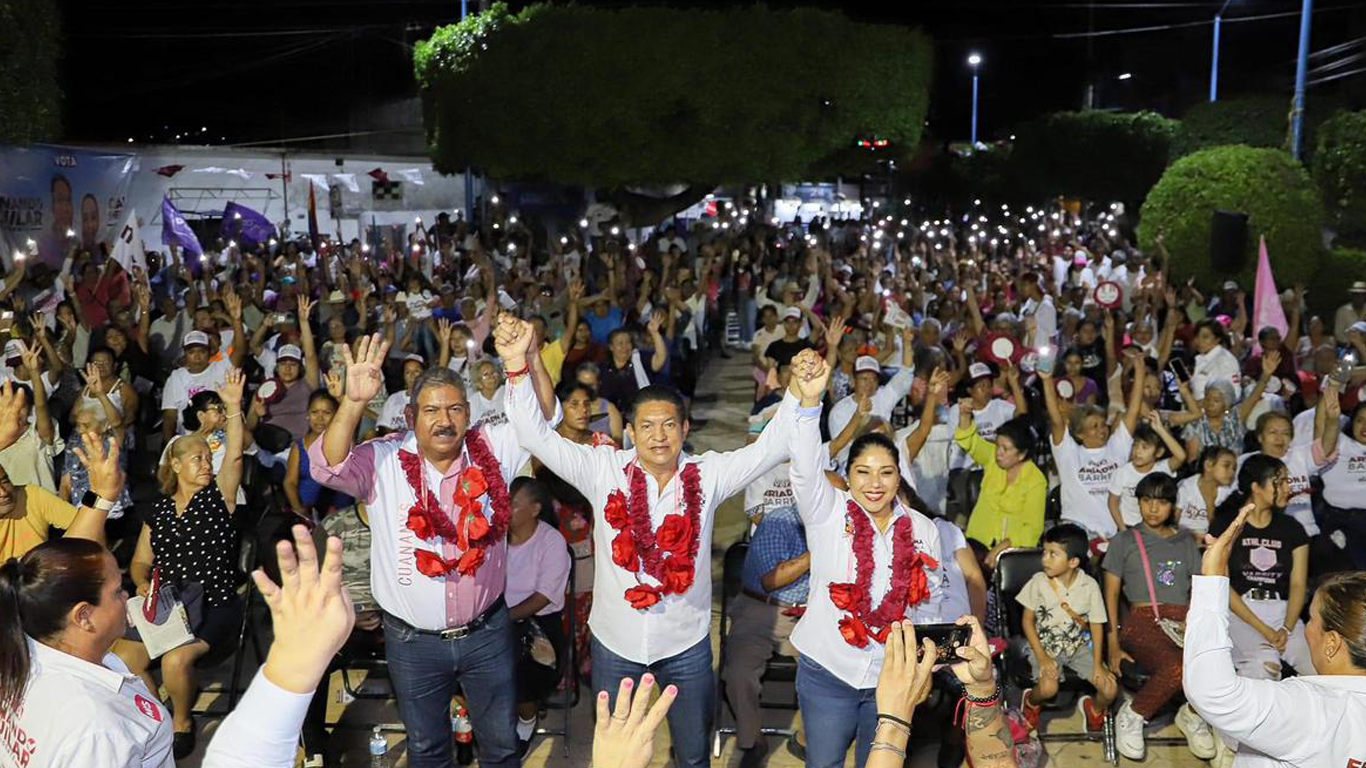 Fernando Aguilar lidera las preferencias en Emiliano Zapata