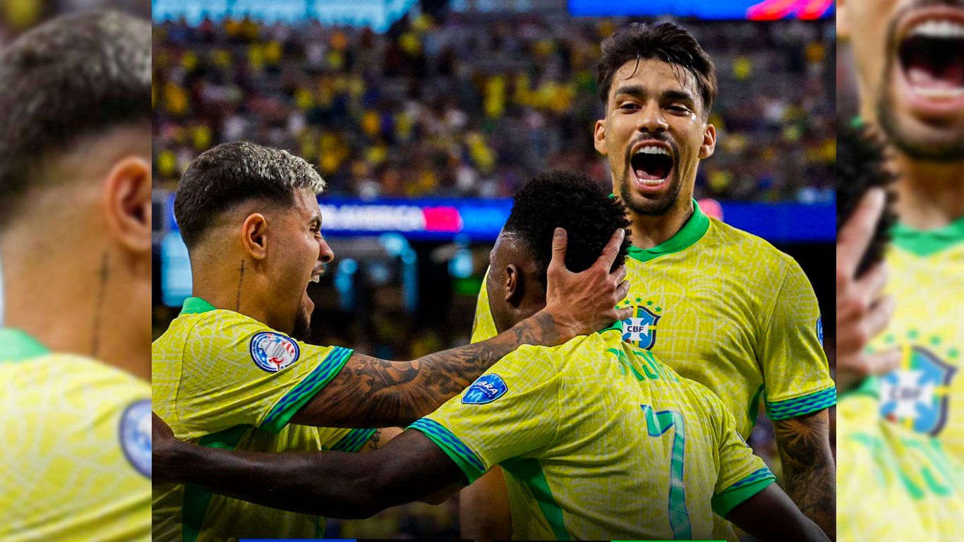 Brasil golea 4-1 a Paraguay; se enfila a la siguiente ronda
