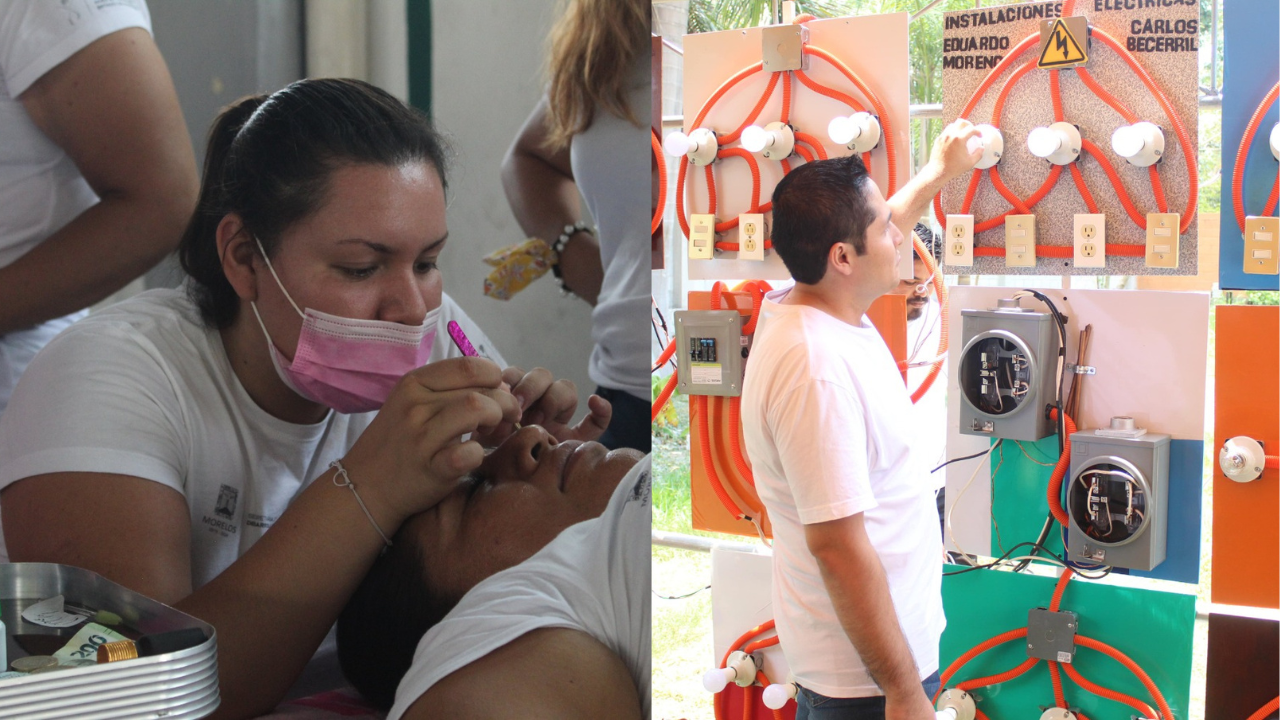 Finalizan cursos de "Mujeres y hombres de 10" en Morelos