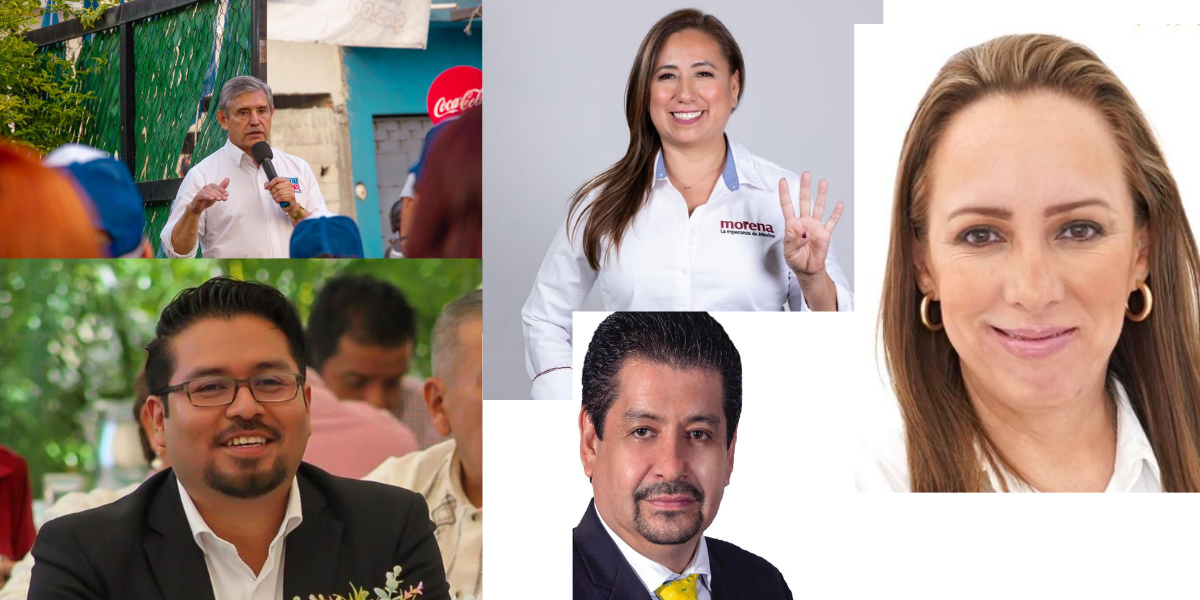 Ellas y ellos buscan la alcaldía de Cuernavaca. 