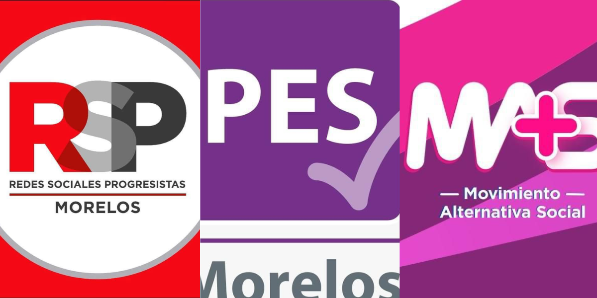Tres partidos políticos serían eliminados.