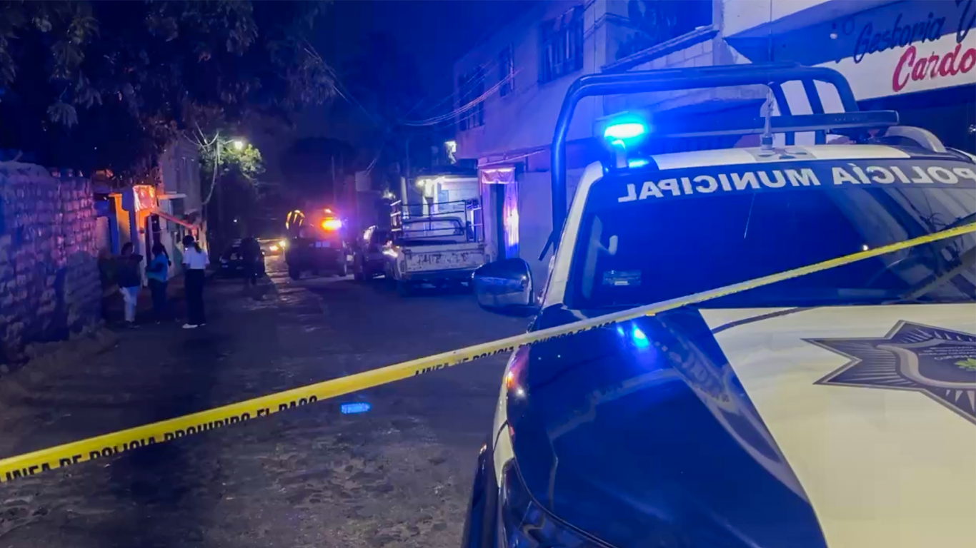 Ataque armado al norte de Cuernavaca deja dos hombres lesionados