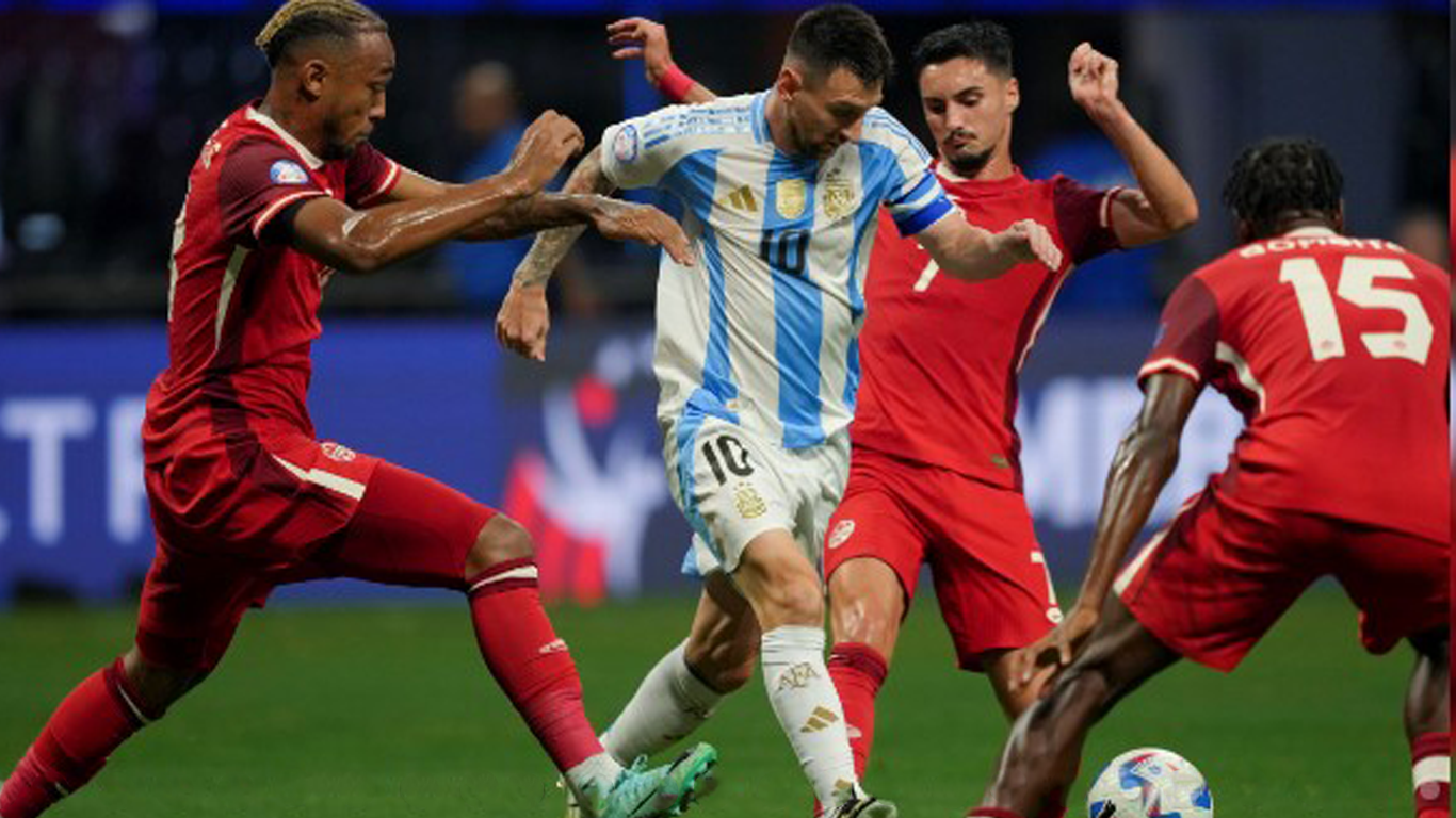 Argentina vence a Canadá 2-0 en inauguración de la Copa América