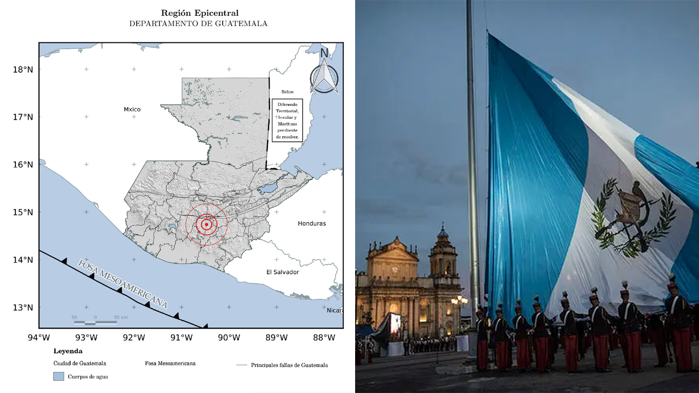 Gobierno de Guatemala informa situación tras sismo de esta noche