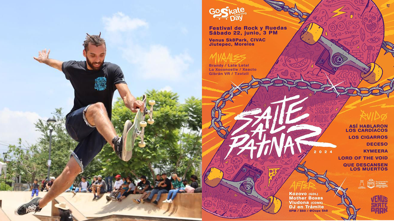 Celebra Jiutepec el Día Mundial del Skateboarding con el Festival "Salte a Patinar"