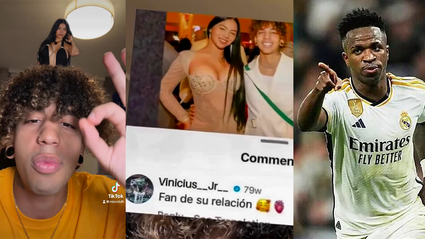 VIDEO I Vinícius Jr. recibe amenaza de rapero por darle like a foto de su novia