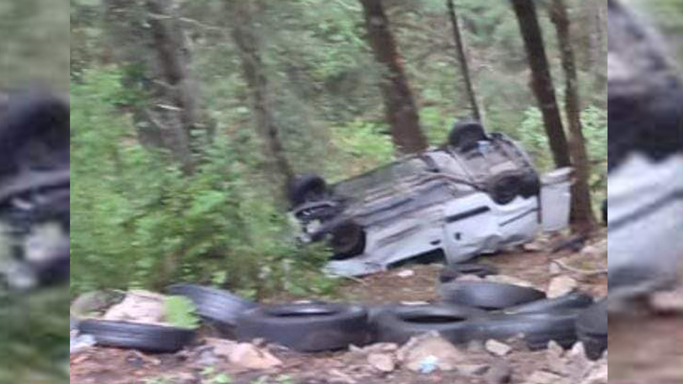 Accidente en la Cuernavaca-Lagunas de Zempoala deja dos personas gravemente heridas